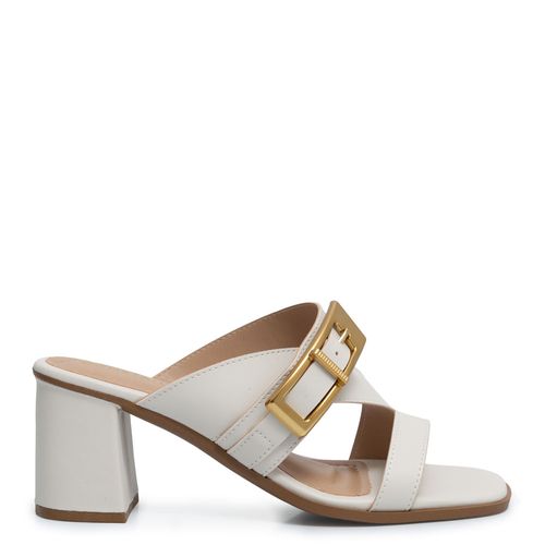 Tamanco Off White Fivela