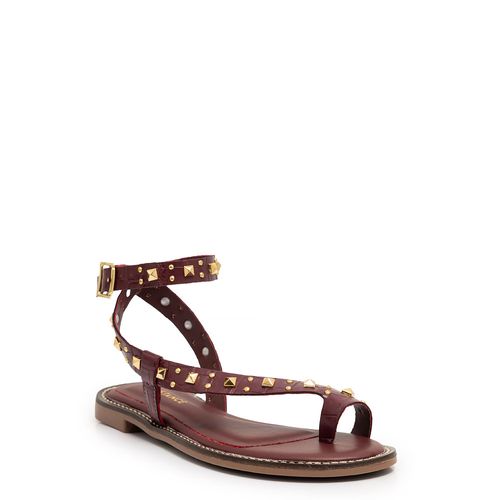 Rasteira Bordô Spikes