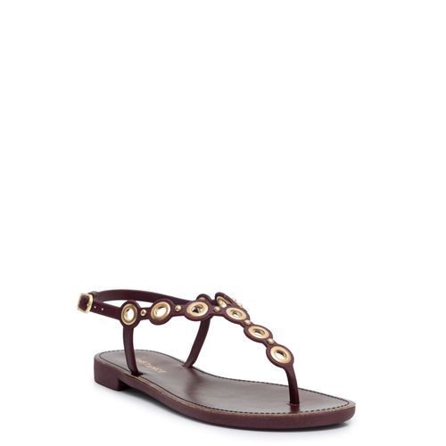 Rasteira Bordô Ilhós