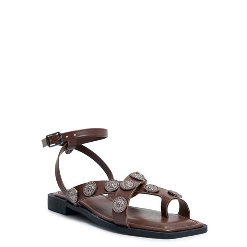 Rasteira Marrom Medalhas