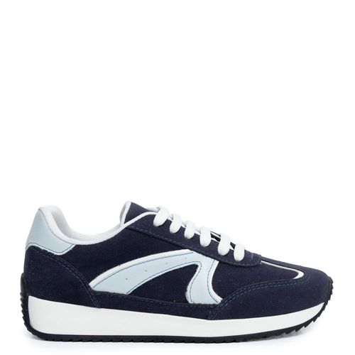 Tênis Azul Recortes