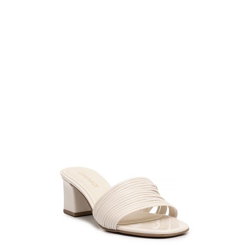 Tamanco Off White Multi Tiras