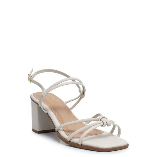 Sandália Off White Tiras