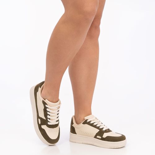 Tênis Verde Recortes