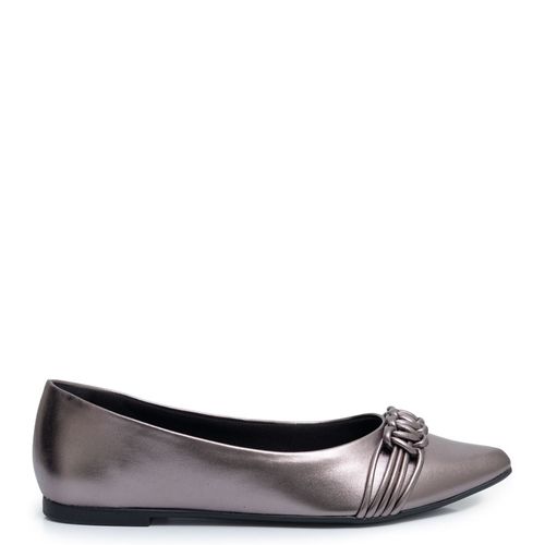 Sapatilha Prata Velho Macramê