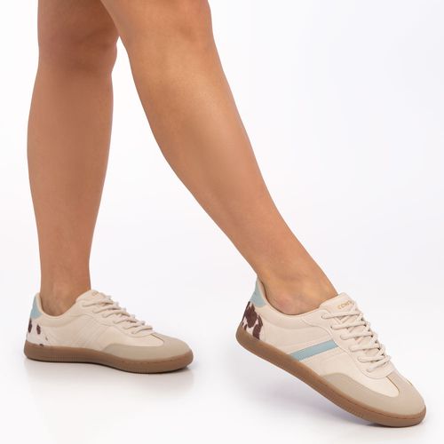 Tênis Off White Animal Print Pesponto