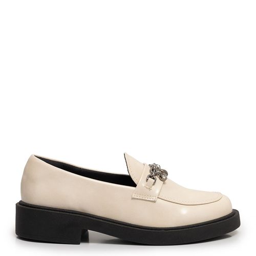 Mocassim Off White Corrente Pingentes