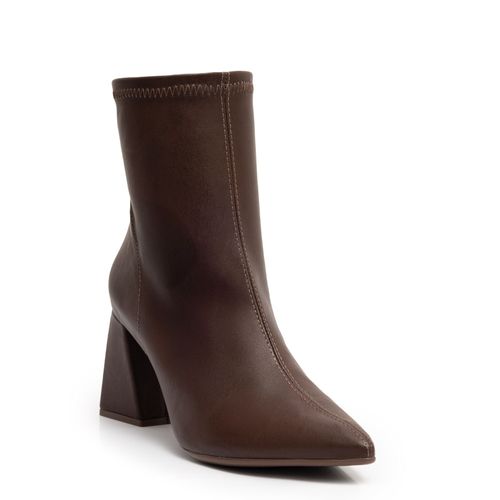 Ankle Boot Marrom Calce Fácil