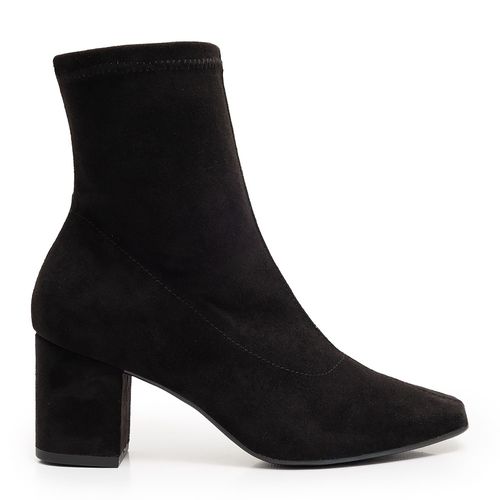 Bota Preta Stretch Camurça