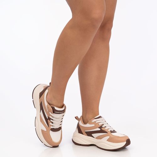Tênis Nude Recortes Jogging