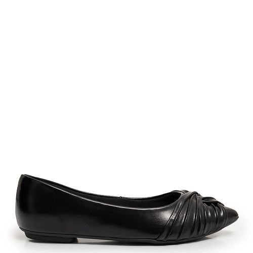 Sapatilha Preta Franzido