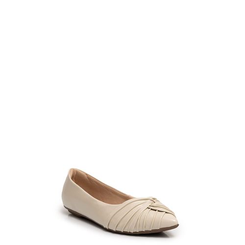 Sapatilha Off White Franzido