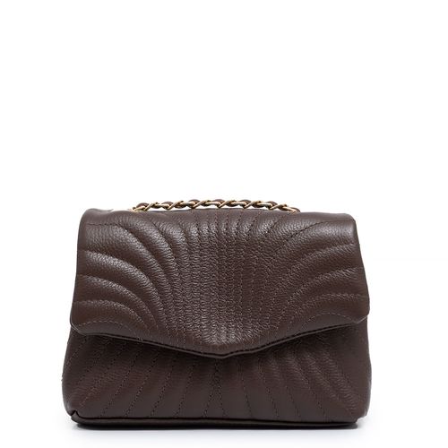 Bolsa Tiracolo Couro Café