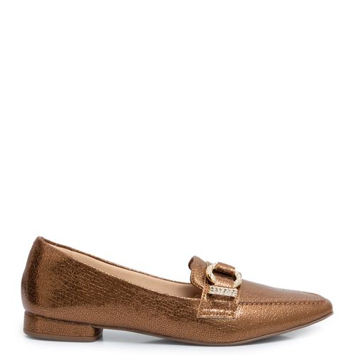 Mocassim Bronze Texturizado