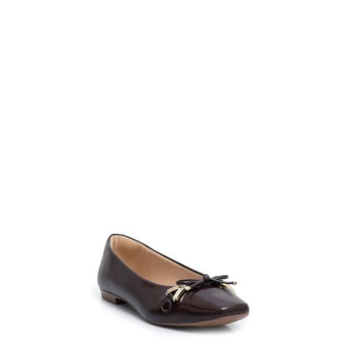 Sapatilha Café Enfeite Laço