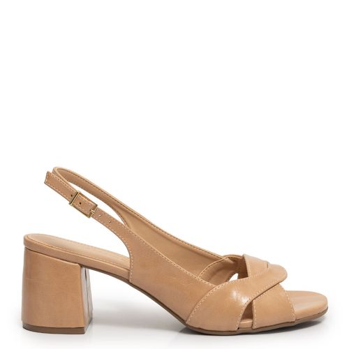 Sandália Nude Transpassada