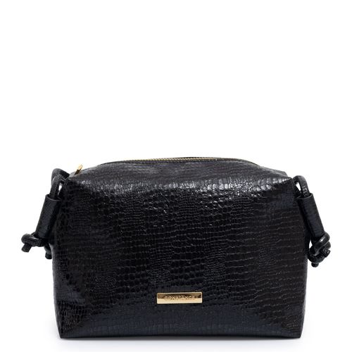 Bolsa Tiracolo Textura Preta