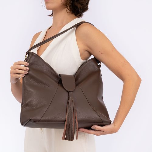 Bolsa Hobo Barbicacho Café