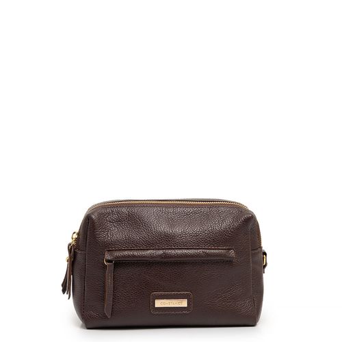 Bolsa Tiracolo Couro Café