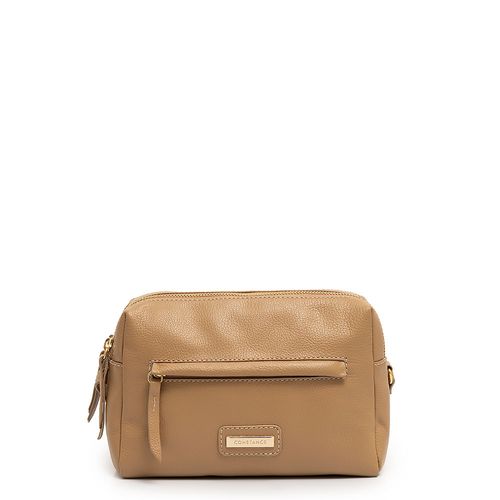 Bolsa Tiracolo Couro Bege