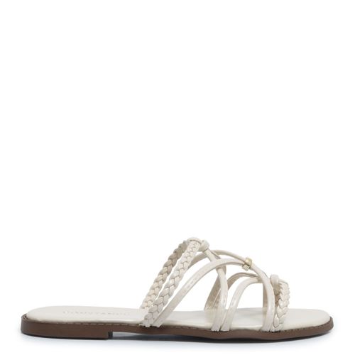 Rasteira Off White Tranças Passador