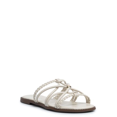 Rasteira Off White Tranças Passador