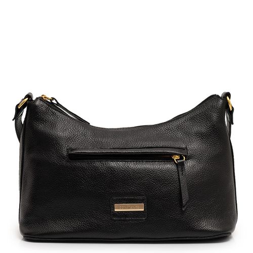 Bolsa Preta Hobo Couro