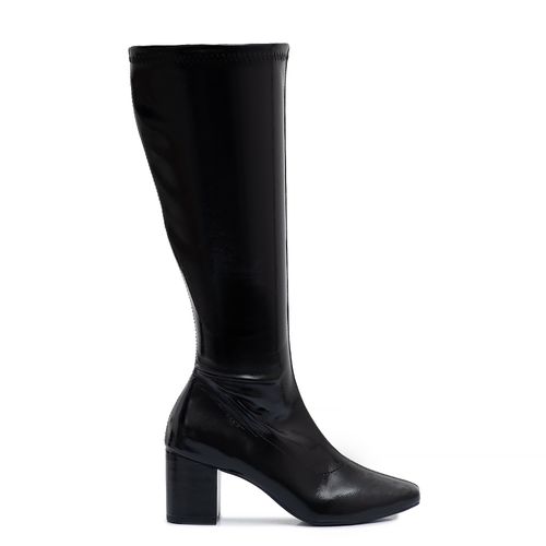 Bota Preta Cano Longo Stretch