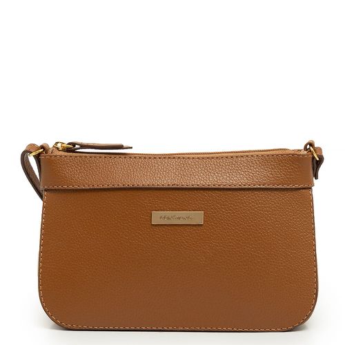Bolsa Transversal Couro Pequena Caramelo