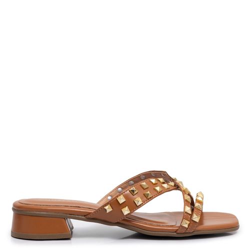 Tamanco Caramelo Spikes