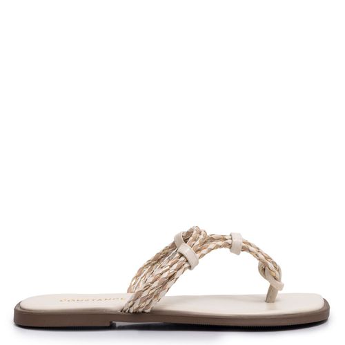 Rasteira Off White Tira Tressê