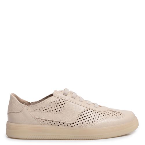 Tênis Off White Couro Comfort Laser