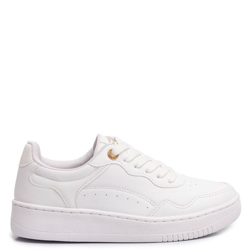 Tênis Branco Ilhós Strass