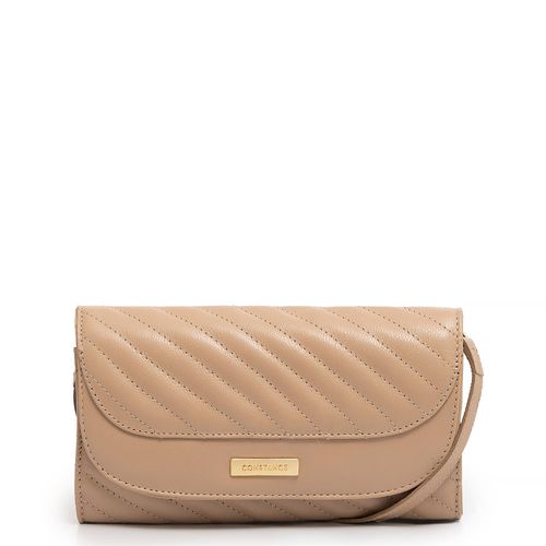 Bolsa Clutch Couro Nude