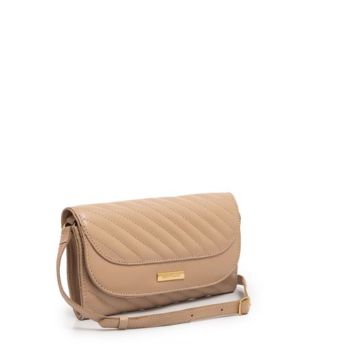 Bolsa Clutch Couro Nude