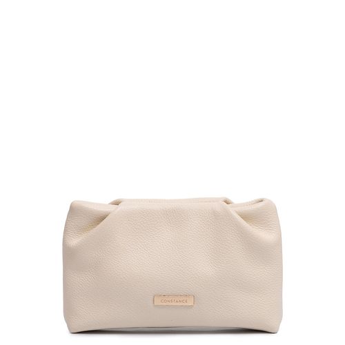 Bolsa Pequena Couro Corrente Off White