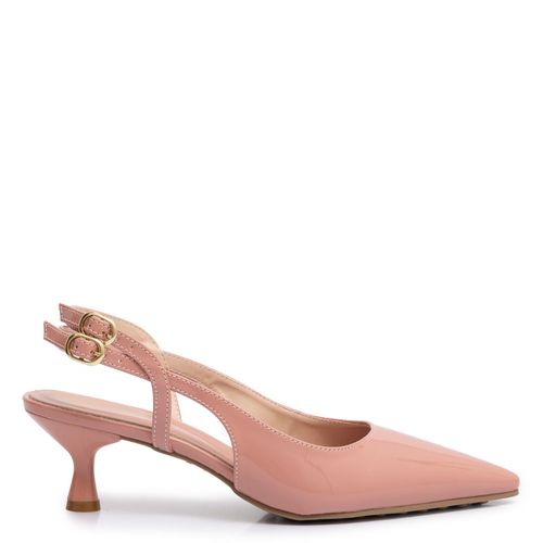 Scarpin Slingback Rosa Fivelas