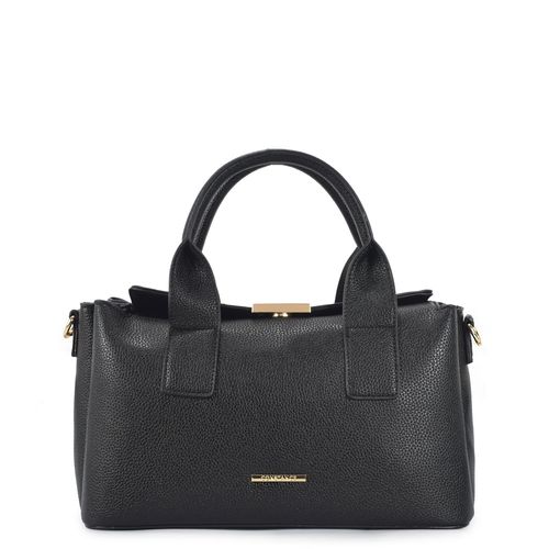 Bolsa de Mão Enfeite Preta