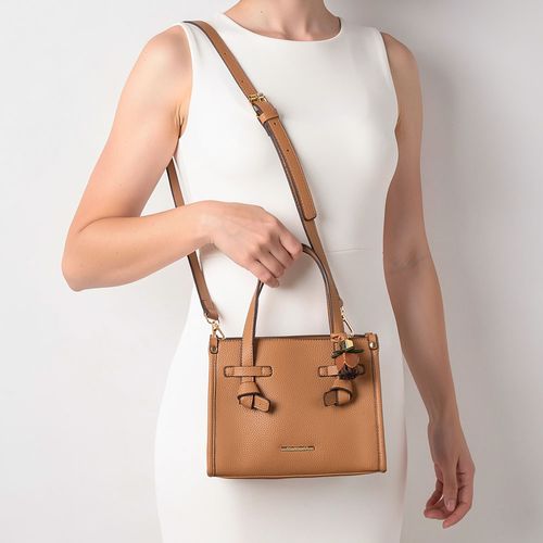 Bolsa Tote Detalhe Nó Caramelo
