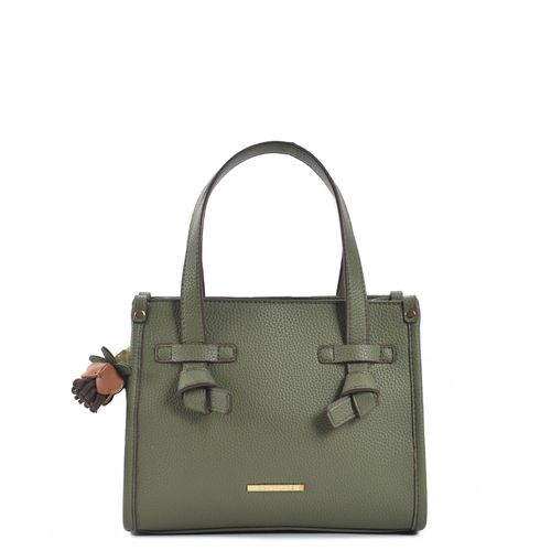 Bolsa Tote Detalhe Nó Verde