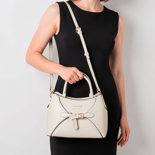 Bolsa Tote Nó Fivela Off White