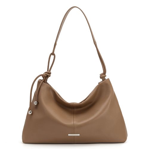 Bolsa Hobo Alça Cordão Marrom