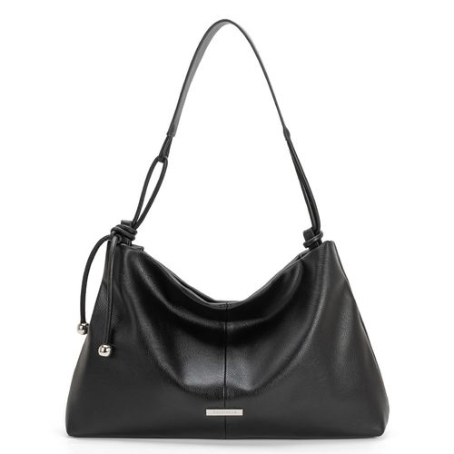 Bolsa Hobo Alça Cordão Preta