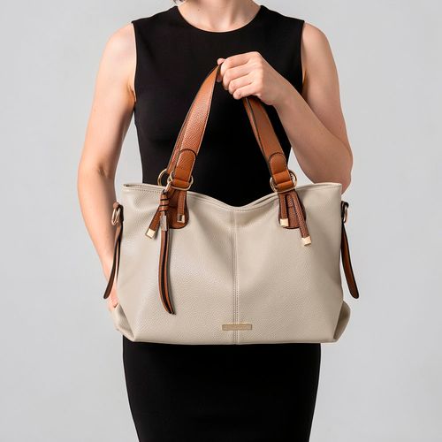 Bolsa Tote Grande Bege