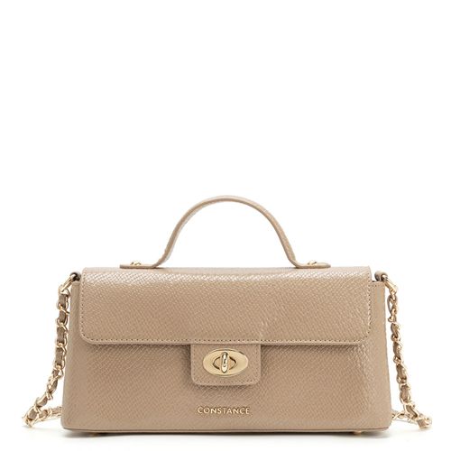 Bolsa Estruturada Texturizada Bege