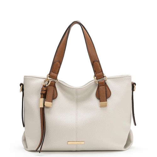 Bolsa Tote Média Off White