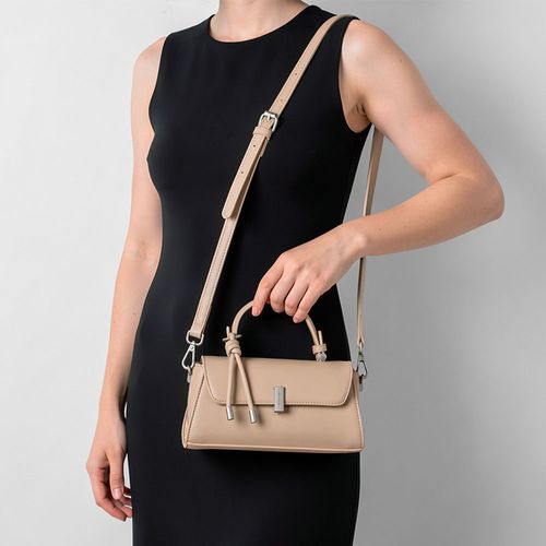 Bolsa Pequena Fecho Retangular Off White