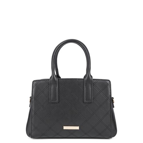 Bolsa Tote Matelassê Pespontada Preta